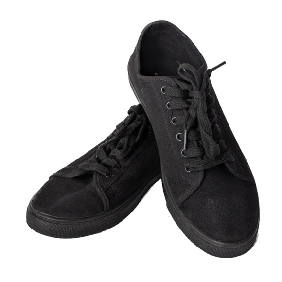 ASOS design basic black sneakers size 10 - Picture 1 of 5